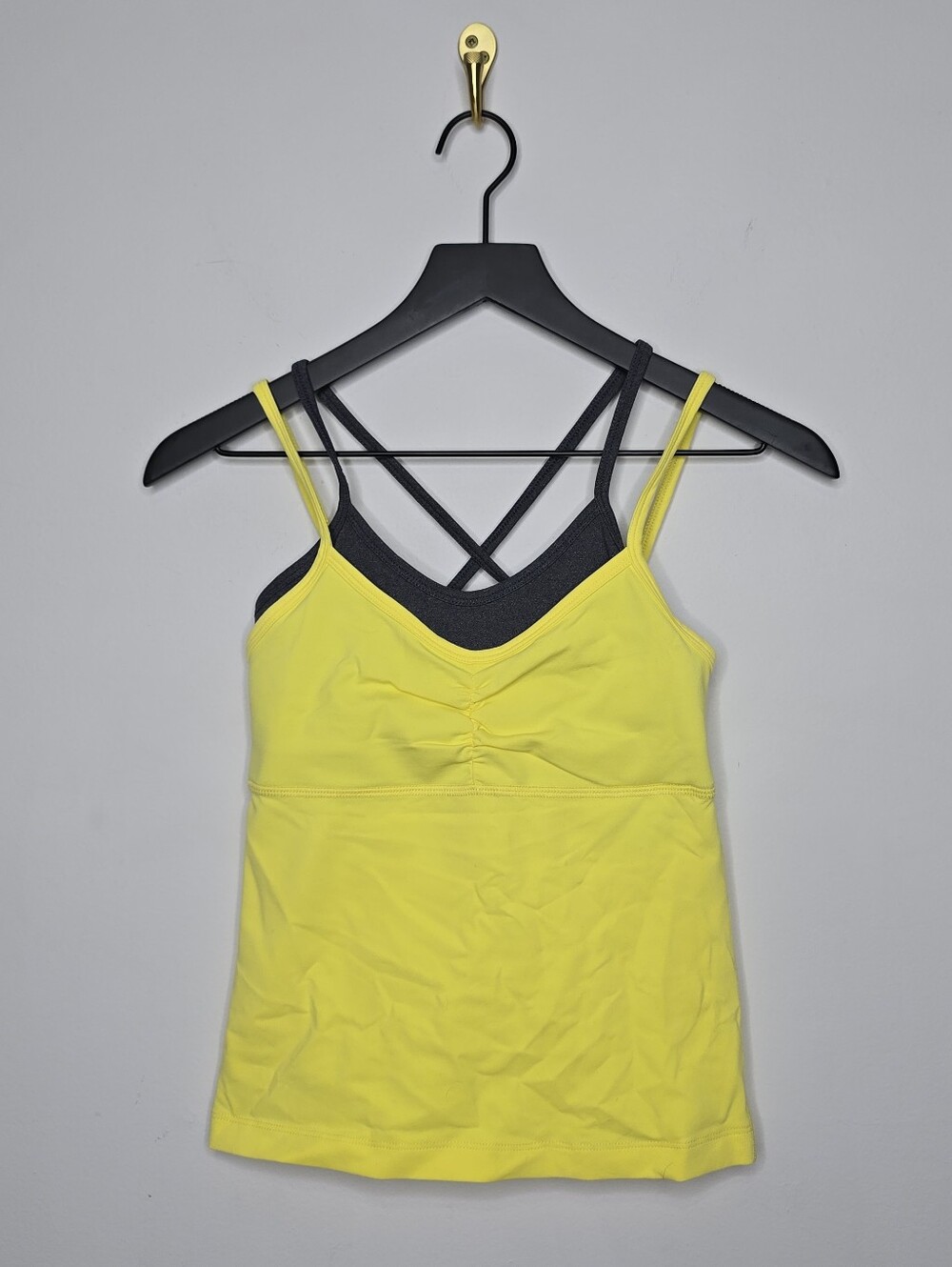 Body Language Sportswear Layered Look Tank Size X Small see description